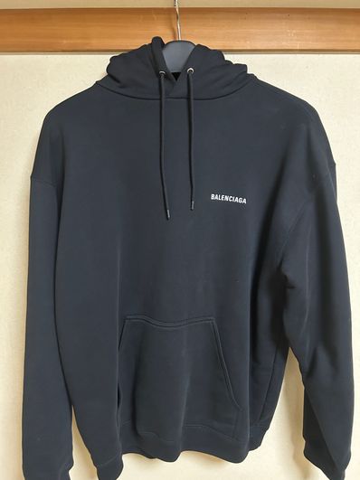 Balenciaga Logo Hoodie Medium Fit "Black"