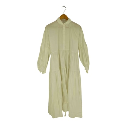 シャツ衿ティアードワンピ【1142515054488】