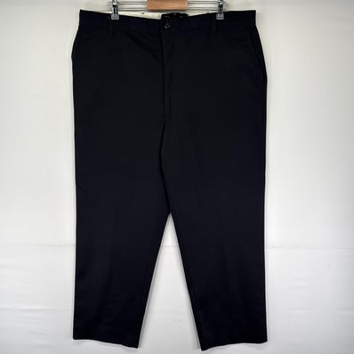 古着 レッドキャップ RED KAP パンツ チノパン 大きいサイズ ワーク ワンポイント ジッパーフライ W42 ブラック系 メンズ