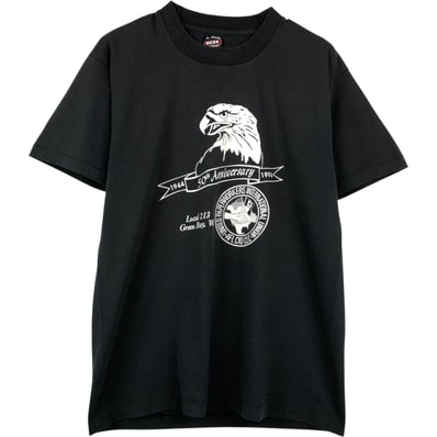 古着 90年代 フルーツオブザルーム FRUIT OF THE LOOM BEST 鷲柄 イーグル柄 プリントTシャツ USA製 メンズL相当 ヴィンテージ/eaa654817