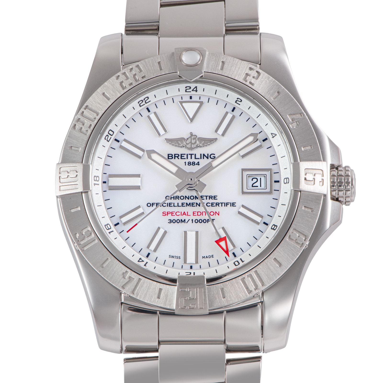 BREITLING ブライトリング アヴェンジャー2 GMT A329AMPPSS(A32390)(A3239011/A809) ステンレススチール【中古】