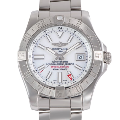 BREITLING ブライトリング アヴェンジャー2 GMT A329AMPPSS(A32390)(A3239011/A809) ステンレススチール【中古】
