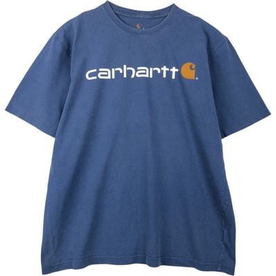 古着 カーハート Carhartt ORIGINAL FIT 半袖 ロゴTシャツ メンズL相当/eaa653781
