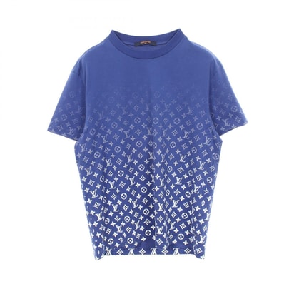 ルイ・ヴィトン LOUIS VUITTON モノグラムグラディエント クルーネック 半袖Tシャツ 衣料品 トップス コットン メンズ ブルー系 / ホワイト系 RM222Q NPG HKY46W 【中古】