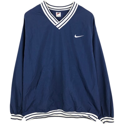 古着 90年代 ナイキ NIKE Vネック ナイロンプルオーバー メンズXL相当 ヴィンテージ/eaa673435