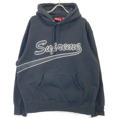 シュプリーム 21FW ブラック TAIL フーテッドパーカ L