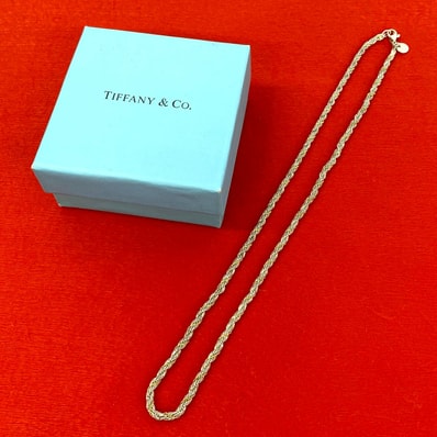 TIFFANY&Co. ティファニー ツイストロープ チェーン ネックレス シルバー925 K18イエローゴールド ネックレス シルバー
39080