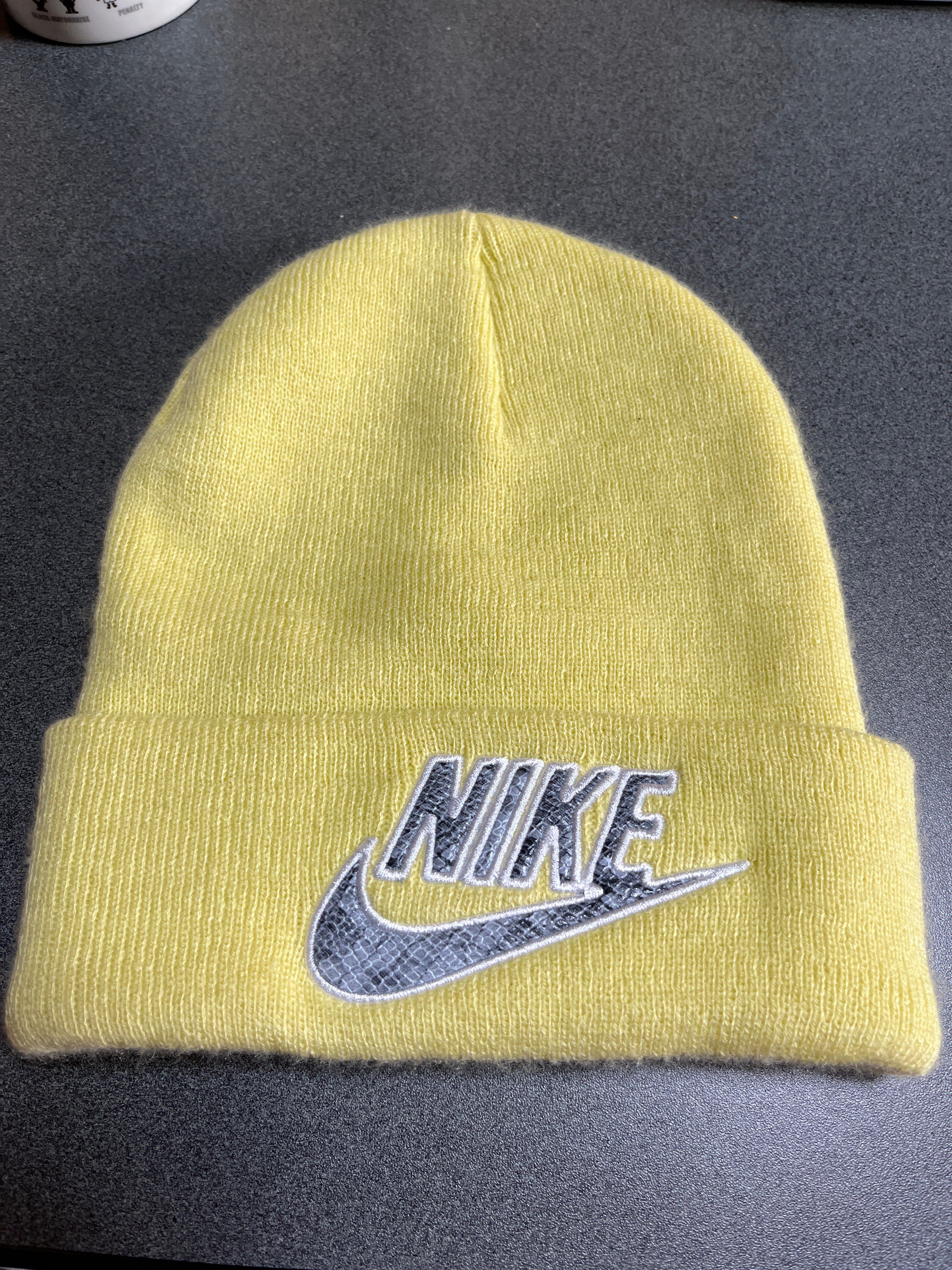 Supreme / Nike® Snakeskin Beanie "Yellow"