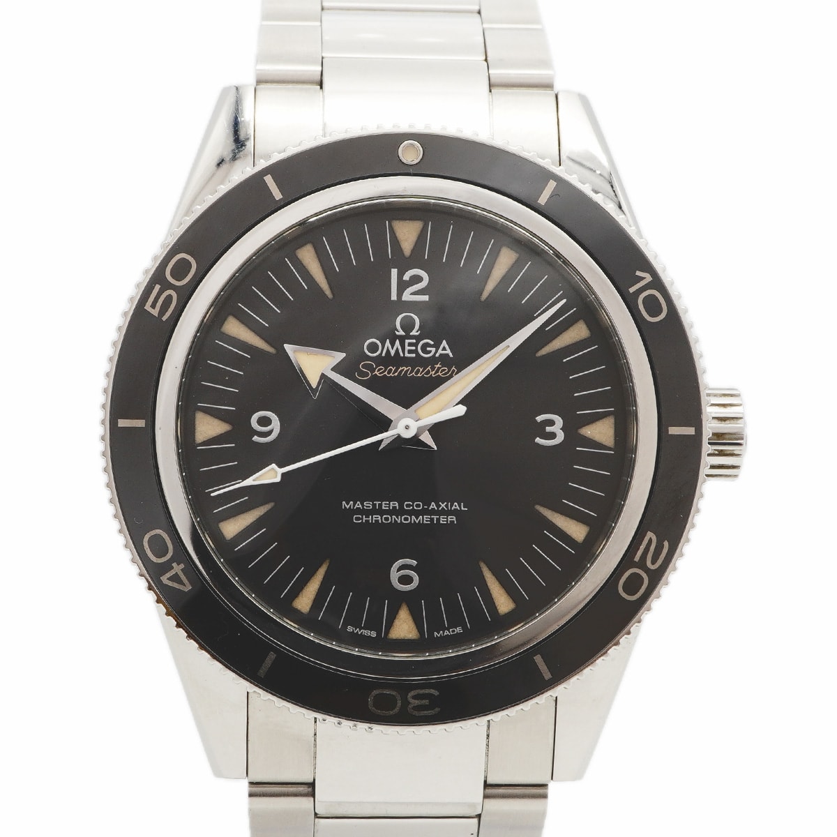 【6wdc0199】オメガ シーマスター 233.30.41.21.01.001 黒文字盤【中古】腕時計 メンズ