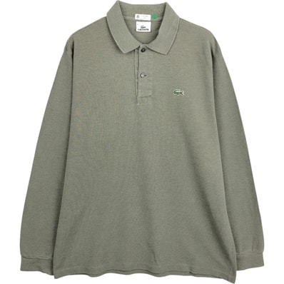 古着 ラコステ LACOSTE 長袖 ポロシャツ 5 メンズL相当/eaa662519