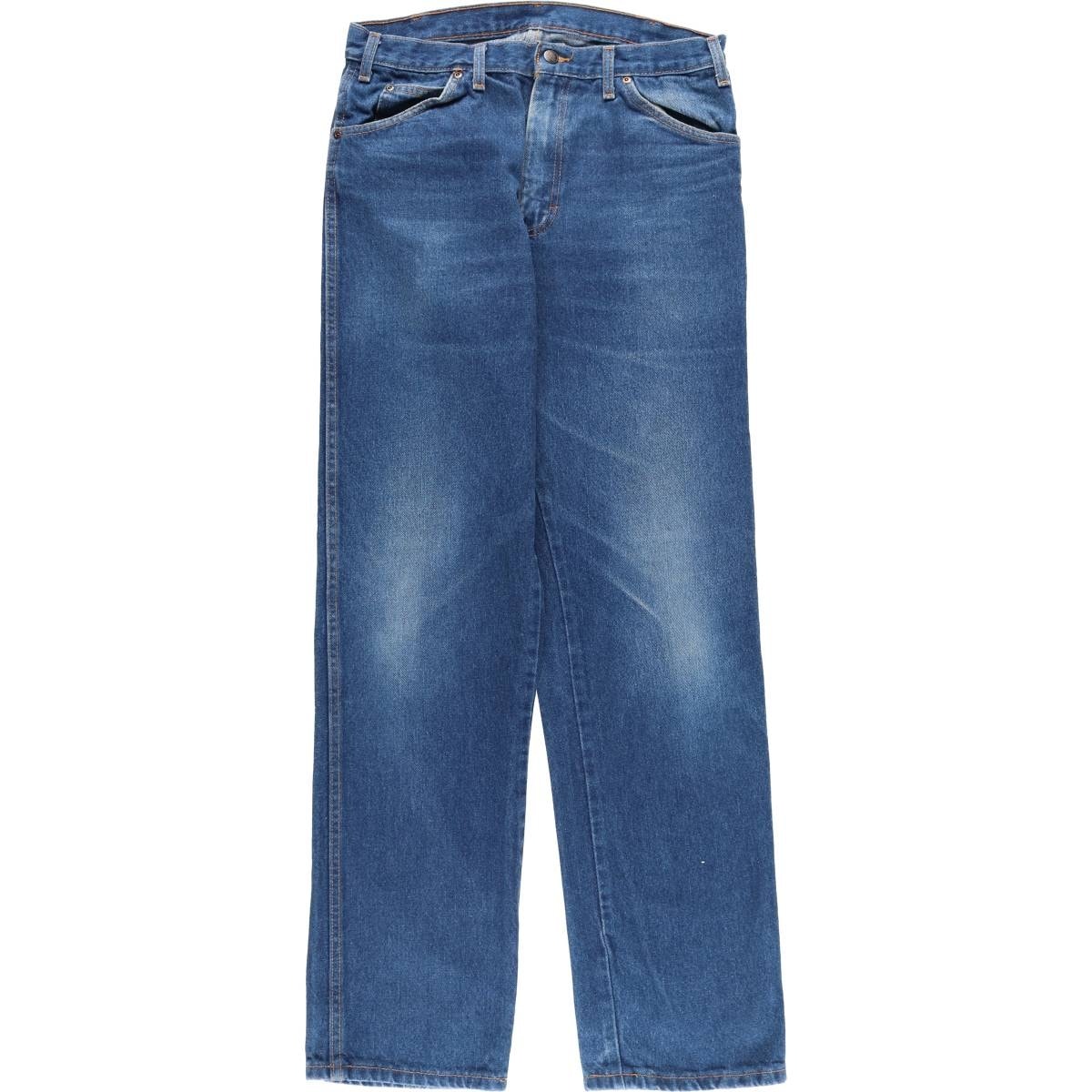 古着 ディッキーズ Dickies ロゴパッチ ストレートデニムパンツ メンズw34相当/eaa617585