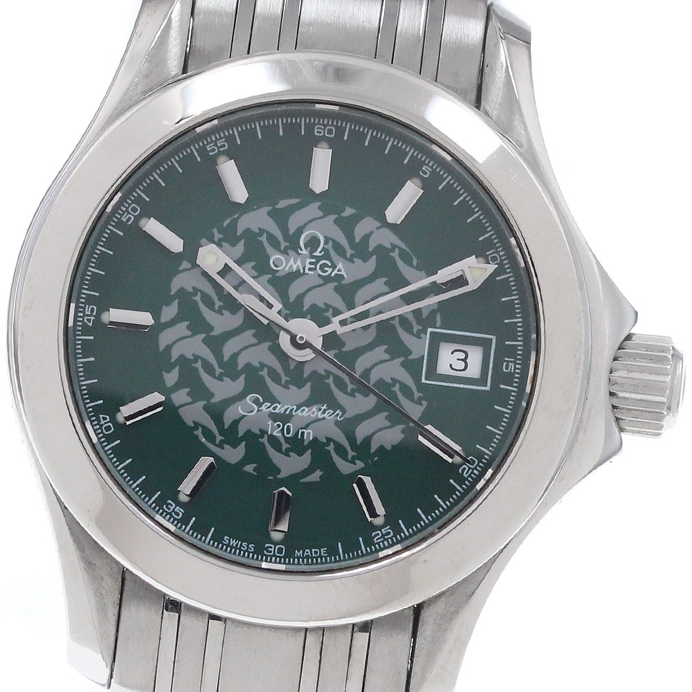 オメガ シーマスター120 ジャックマイヨール1998 レディース 【中古】