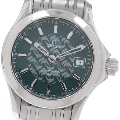 オメガ シーマスター120 ジャックマイヨール1998 レディース 【中古】