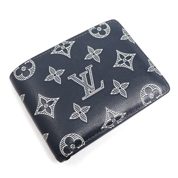 Louis Vuitton Multiple Wallet Monogram Shadow "Blue Marine"