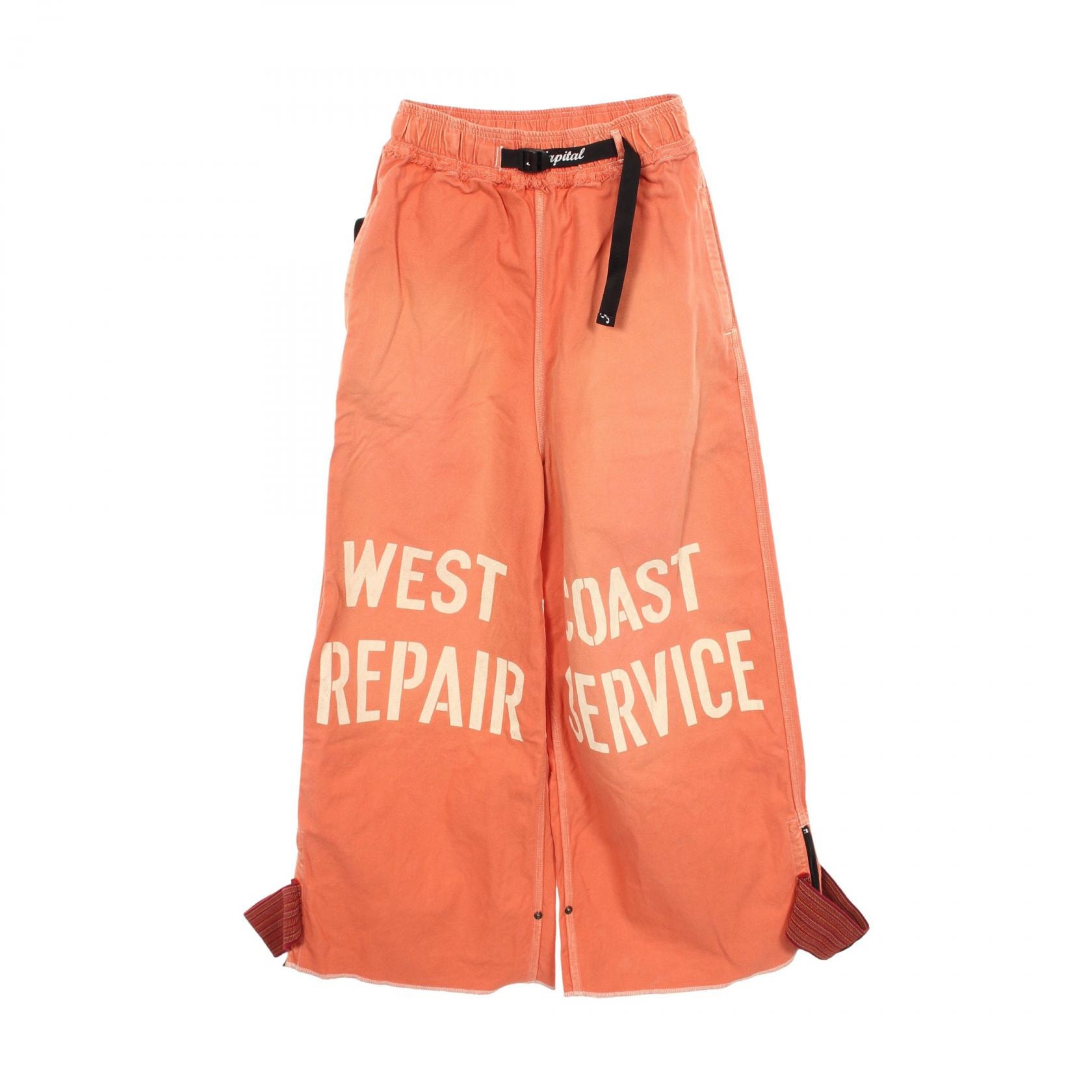 KAPITAL 14OZ DENIM 5P SHORT PANTS (BOUND EMBROIDERY) 