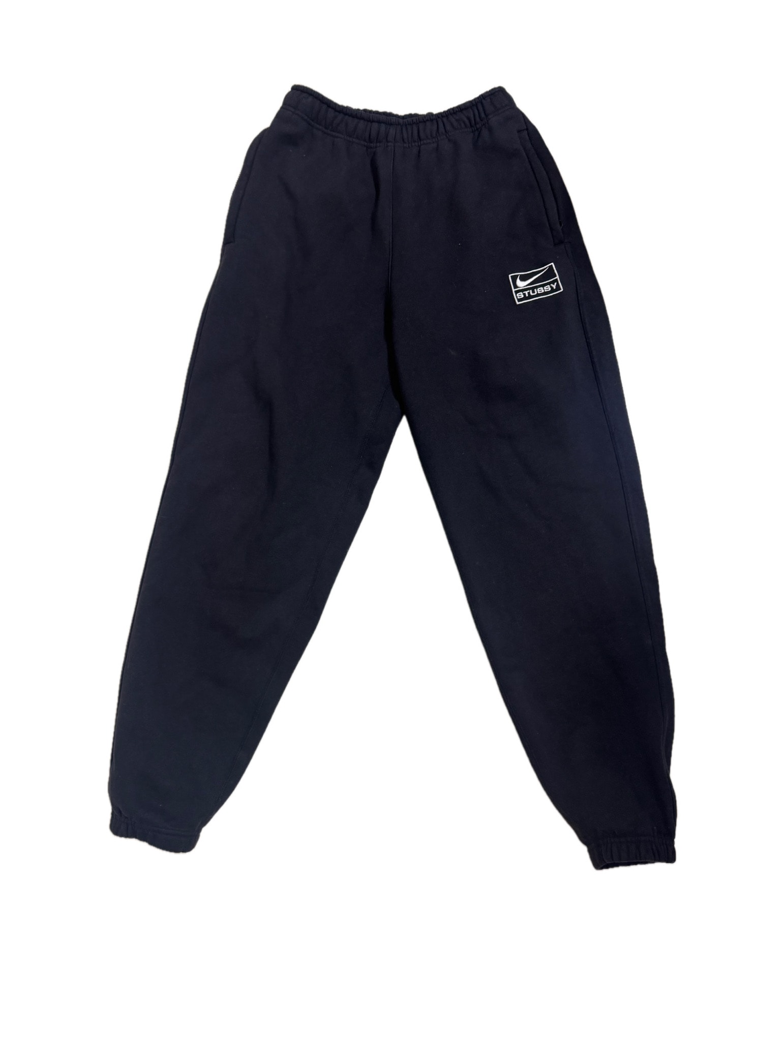 Stussy x Nike Stone Washed Fleece Pant "Black" (US Size) FN5235-010