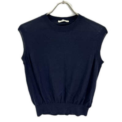 ザ ロウ 5577-Y498 ダークネイビー カシミヤ100 BALHAM ニットベスト XS