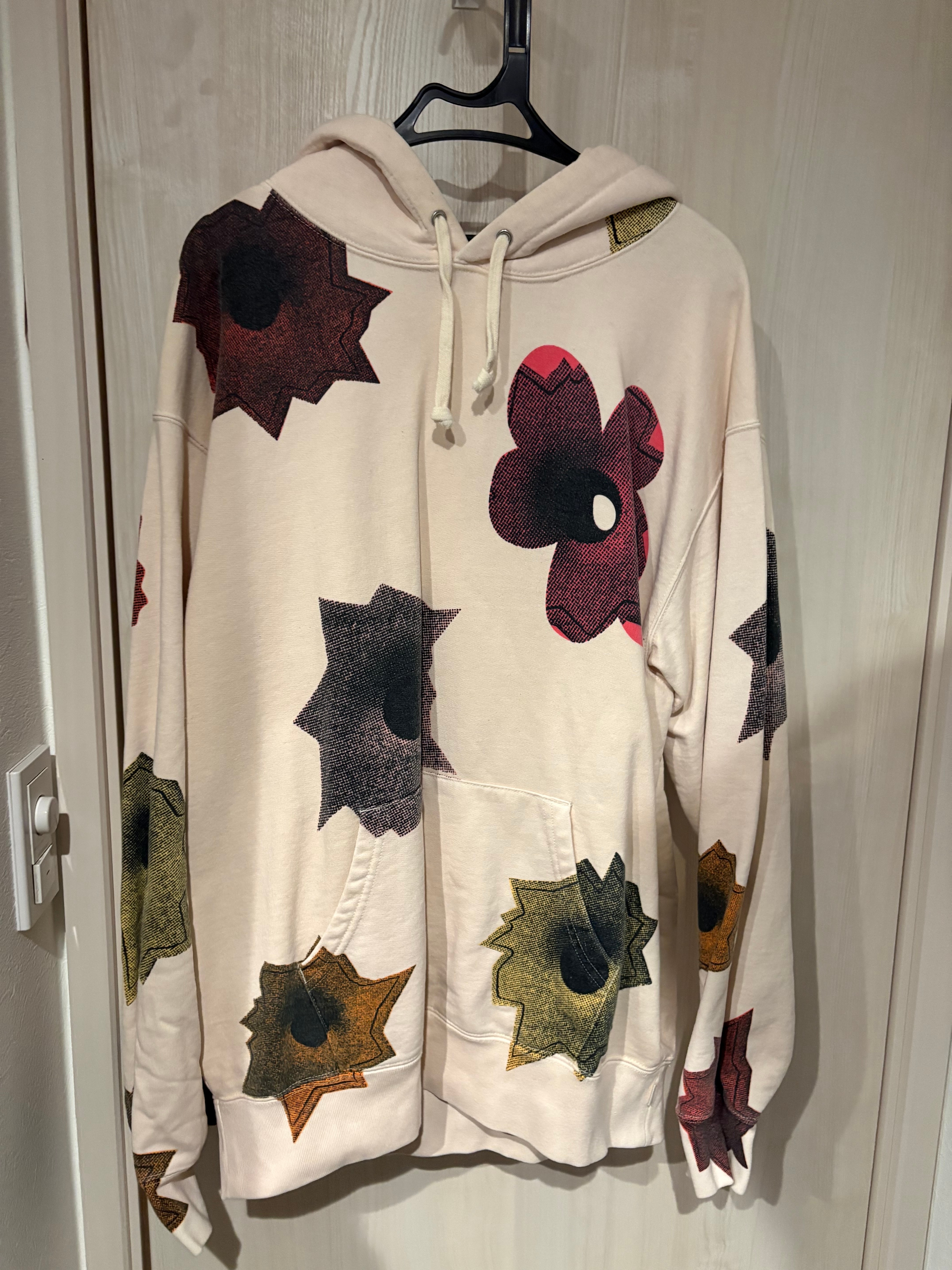 Supreme Nate Lowman Hooded Sweatshirt "Natural"