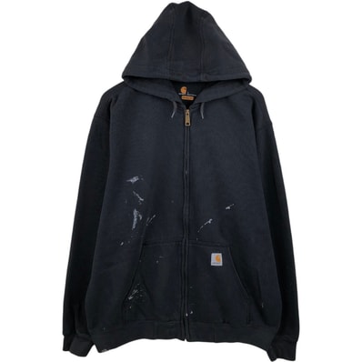 古着 カーハート Carhartt ORIGINAL FIT スウェットフルジップパーカー メンズL相当/eaa675966