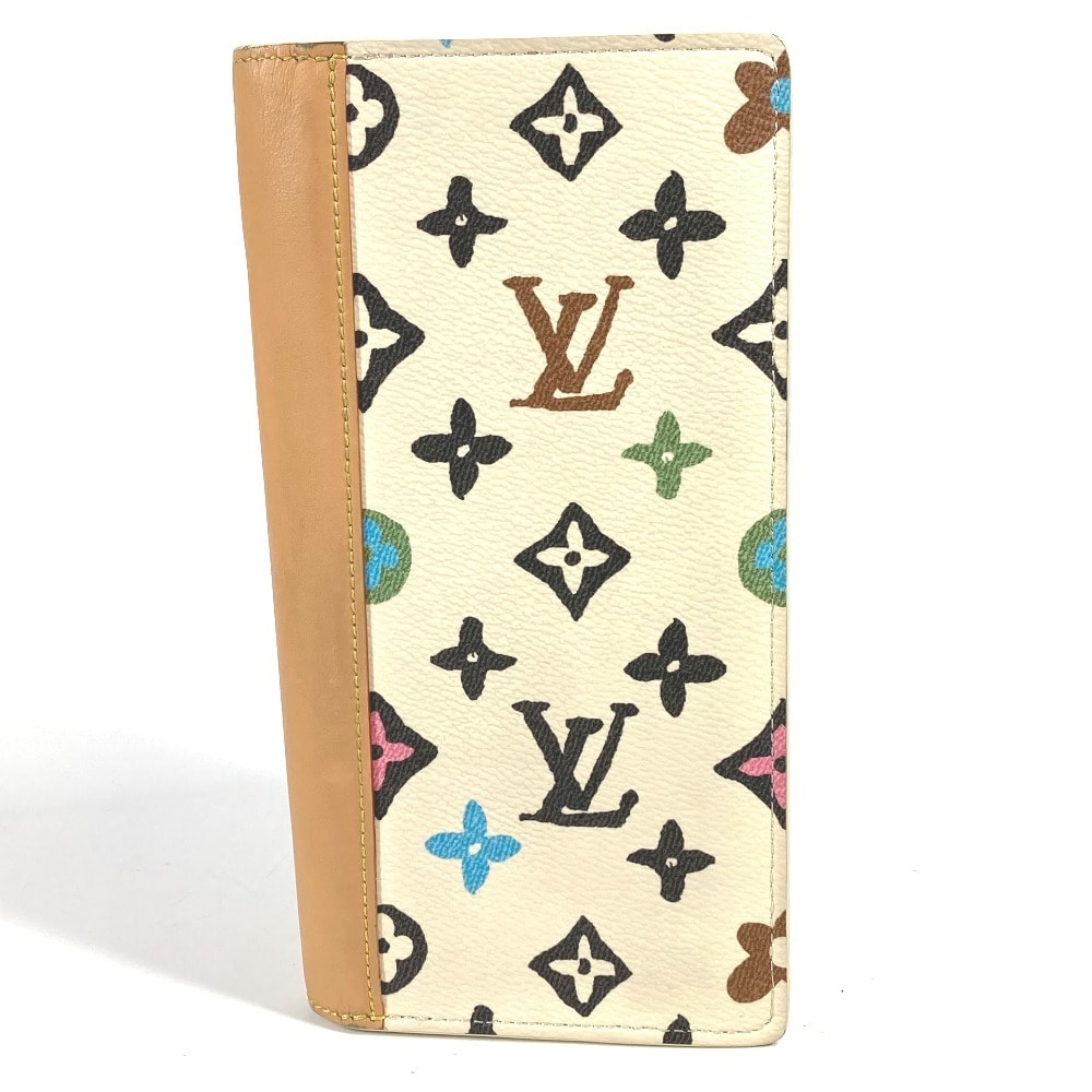 ルイヴィトン LOUIS VUITTON ポルトフォイユ・ブラザ NM M83335 モノグラムクラギー ロングウォレット 2つ折り 長財布 キャンバス バニラ ホワイト系