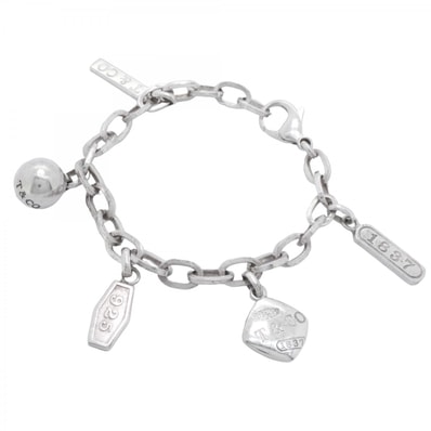 【6jcb0557-k】ティファニー ブレスレット 1837/エレメント シルバー925【中古】レディース