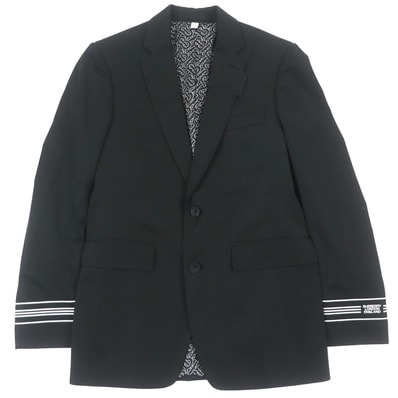 極美品 バーバリー
テーラードジャケット ブラック メンズ 46 8028424