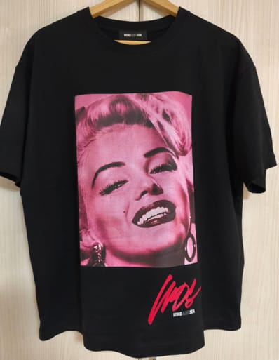 WIND AND SEA Marilyn Monroe Face S/S Tee "Black"