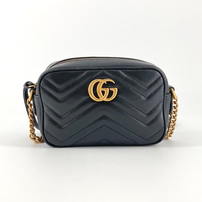 GUCCI(グッチ) GGマーモント 448065 ショルダーバッグ ブラック