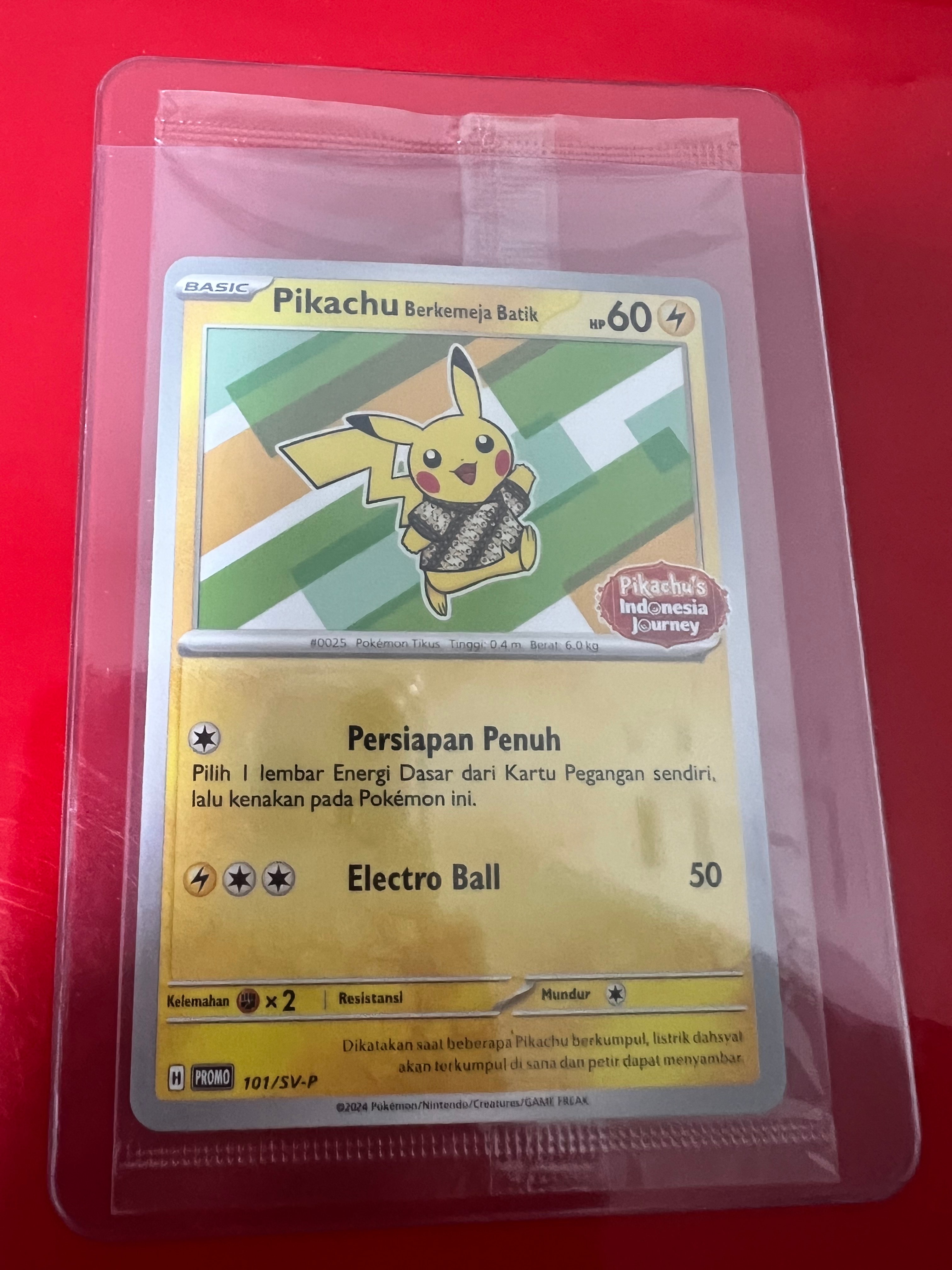 PSA10】バティックシャツを着たピカチュウ (ピカチュウ柄) P [SV-P 101