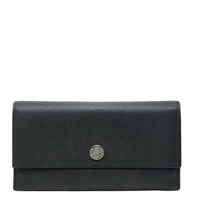 ブルガリ 長財布 27749 ブラック レザー レディース BVLGARI 【中古】