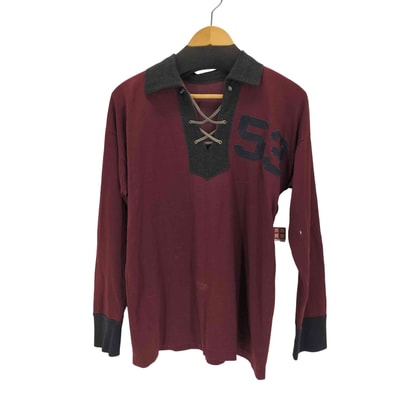 60s USA製 スキッパー ナンバリングゲームシャツ【1141718507920】