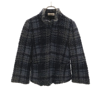 Emporio Armani エンポリオアルマーニ イタリア製 ウールジャケット 40 ネイビー系