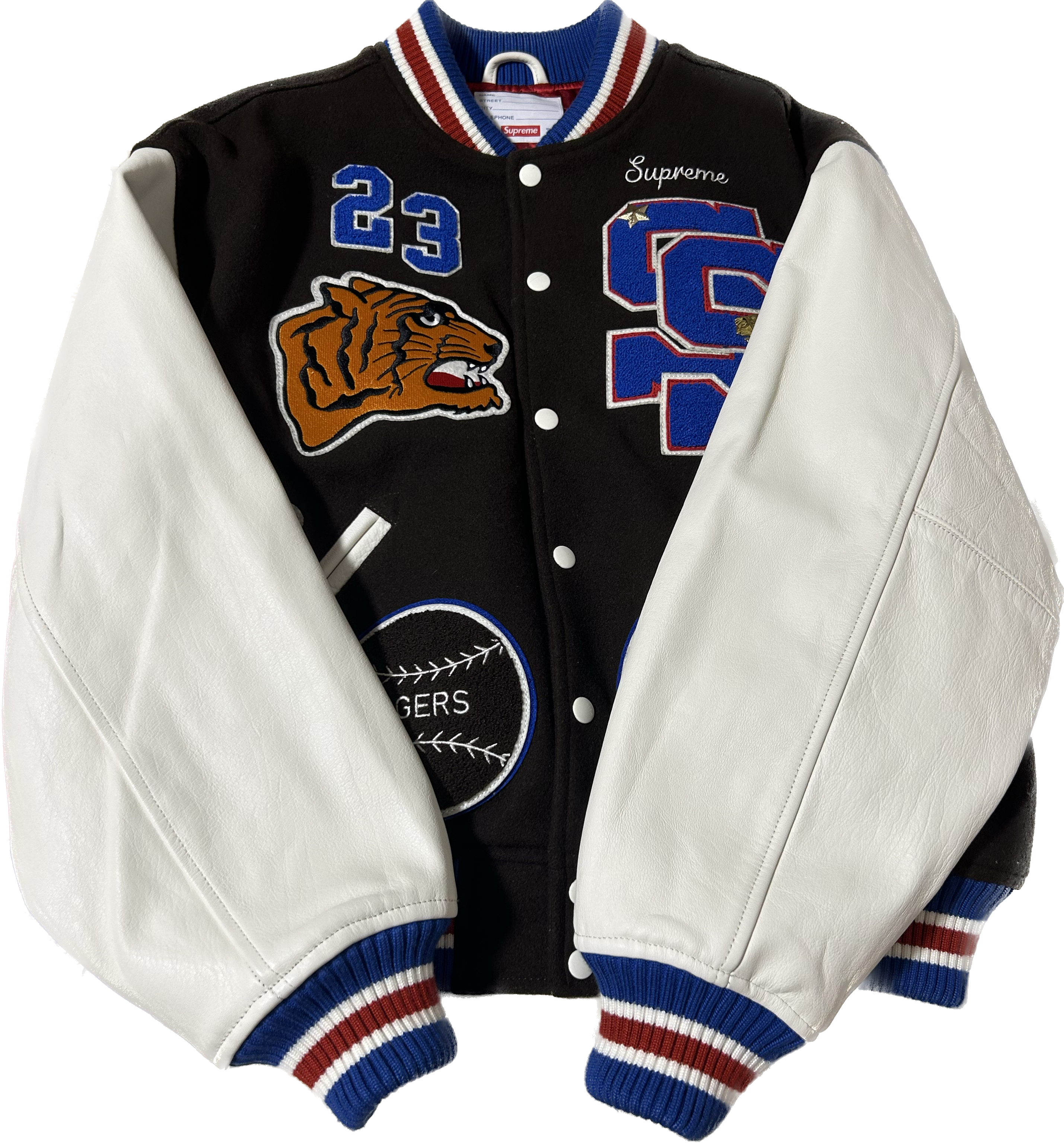 Supreme Tiger Varsity Jacket "Brown"