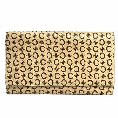 セリーヌ CELINE クラッチバッグ ハラコ ベージュ/ブラウン レディース【中古】 e62001k