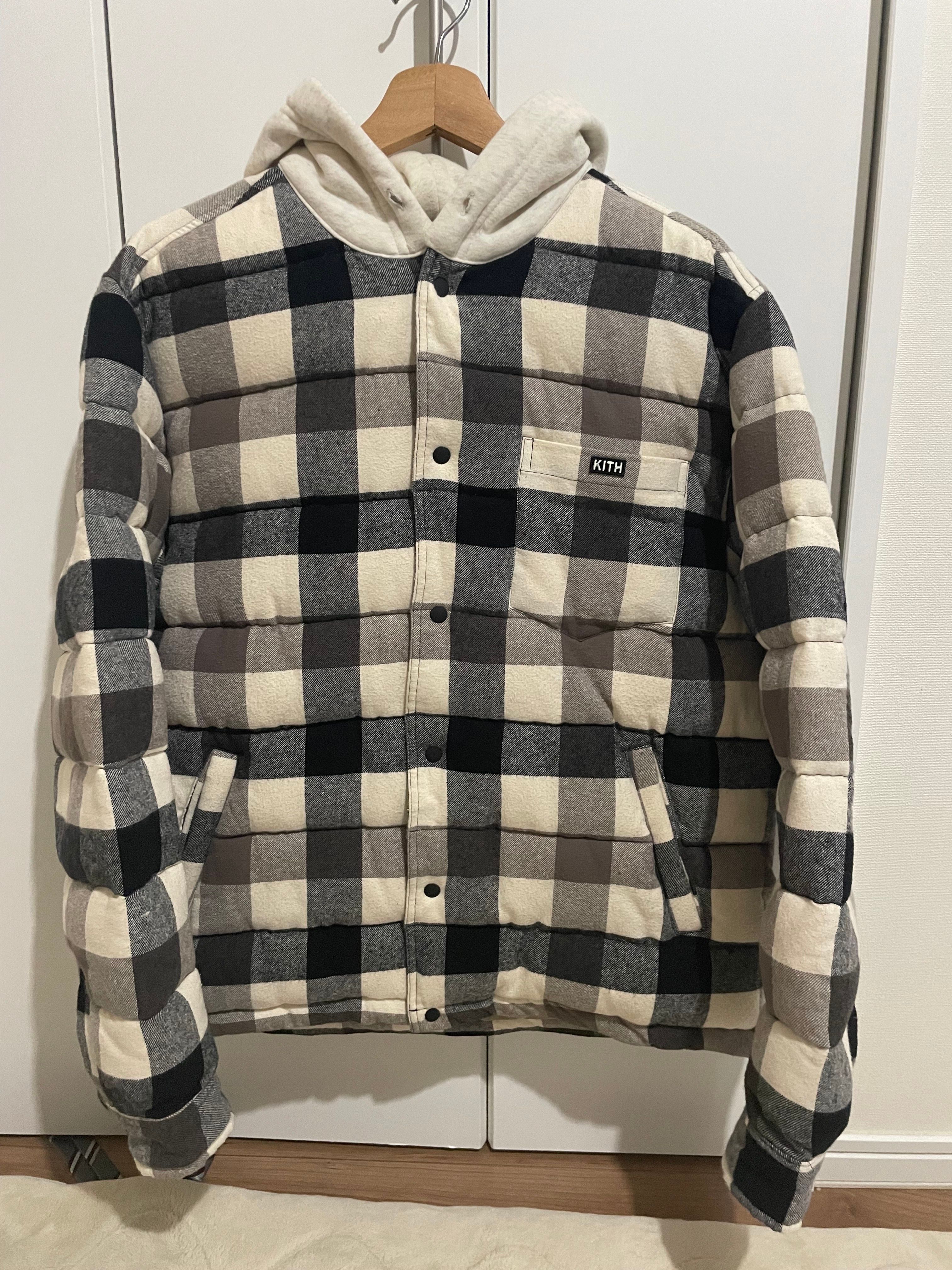 Kith Sterling Quilted Shirt Puffe "Beige Multi"