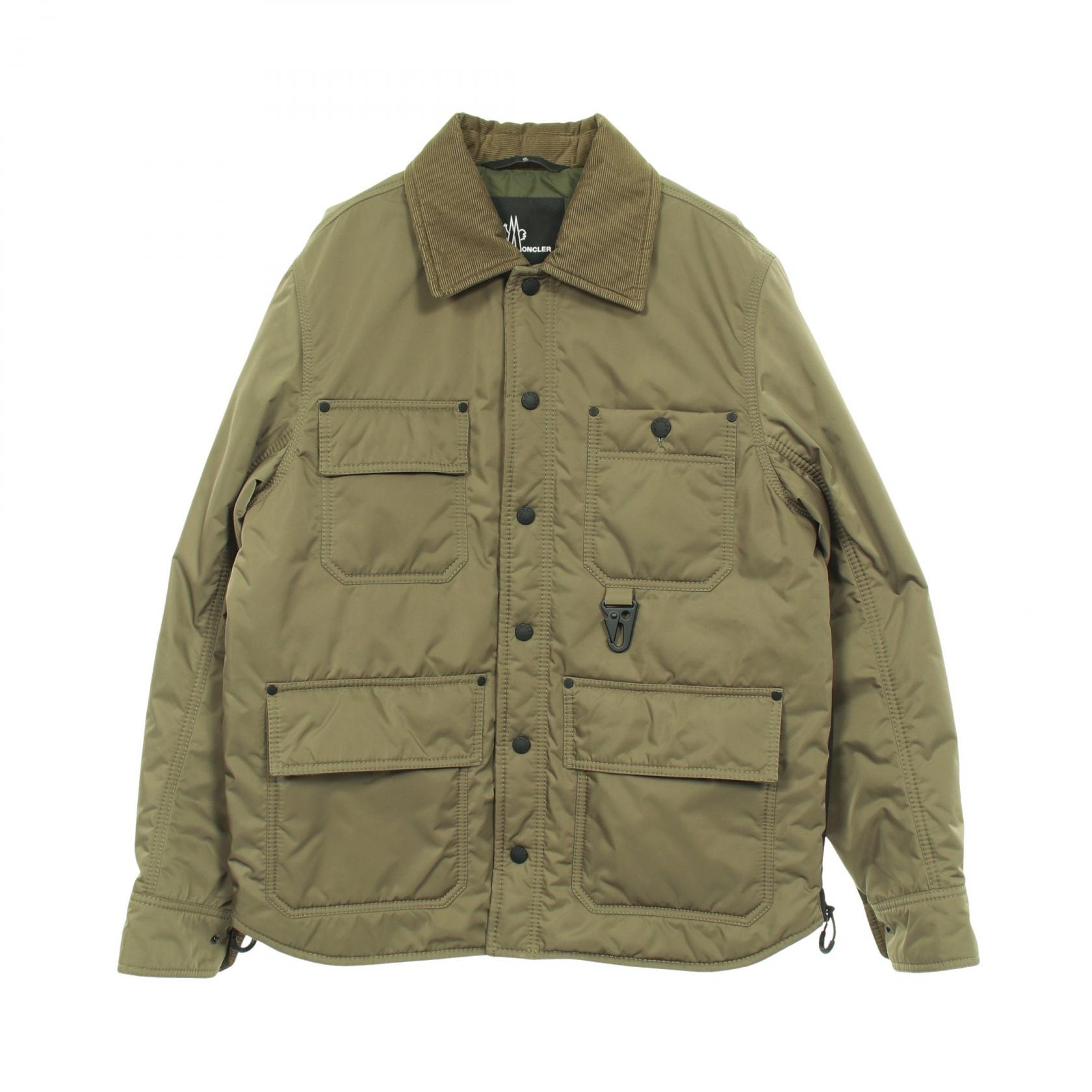 モンクレールグルノーブル MONCLER GRENOBLE WATERTON ダウンジャケット 衣料品 アウター ポリエステル メンズ カーキ系 【中古】