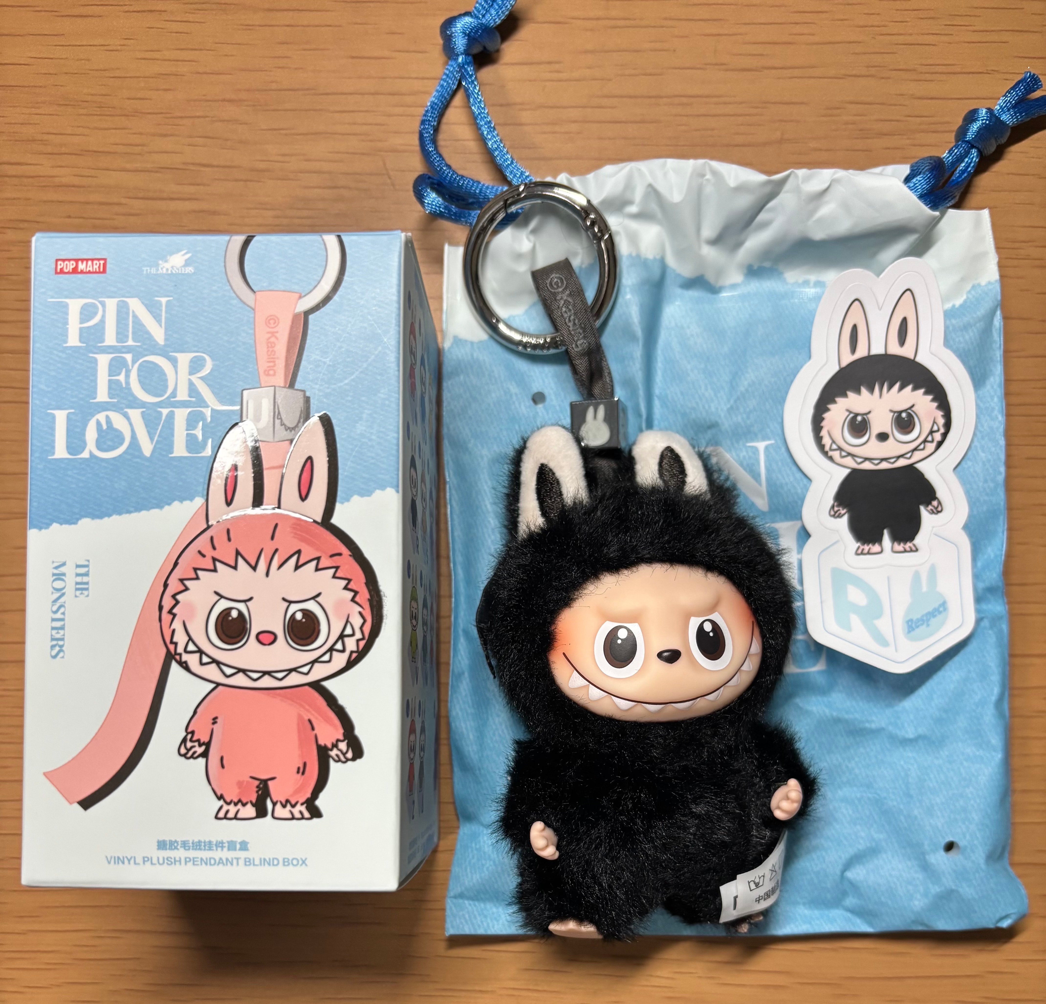 POP MART THE MONSTERS (LABUBU) Pin for Love Series-Vinyl Plush Pendant (N-Z) R
