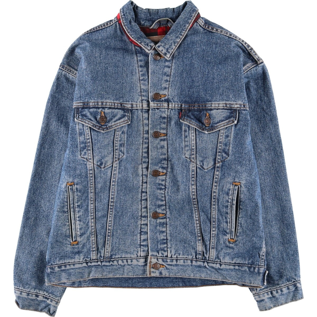 古着 90年代 リーバイス Levi's 70427-4891 デニムジャケット Gジャン USA製 メンズXL相当 ヴィンテージ/eaa513240
