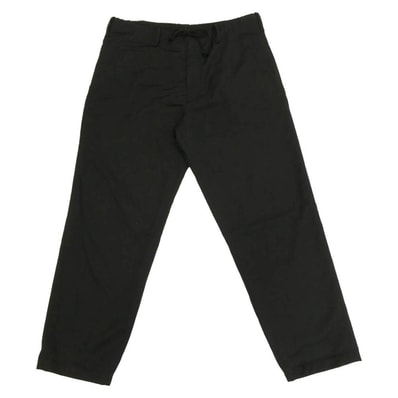 Yohji Yamamoto POUR HOMME ヨウジヤマモトプールオム HW-P28-140 REPLICA 91SS復刻 ウール イージー スラックス パンツ ブラック系 1【中古】