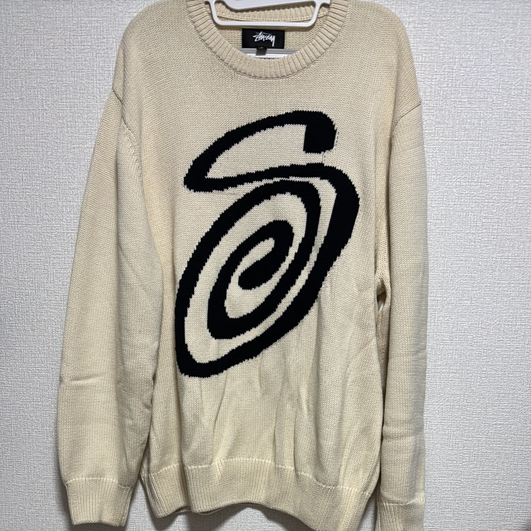 Stussy CURLY S SWEATER "Natural"