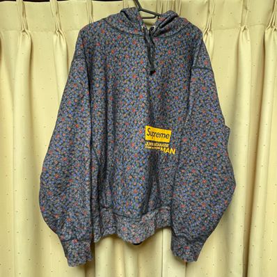 Supreme / JUNYA WATANABE COMME des GARCONS MAN Hooded Sweatshirt "Black Flowers"