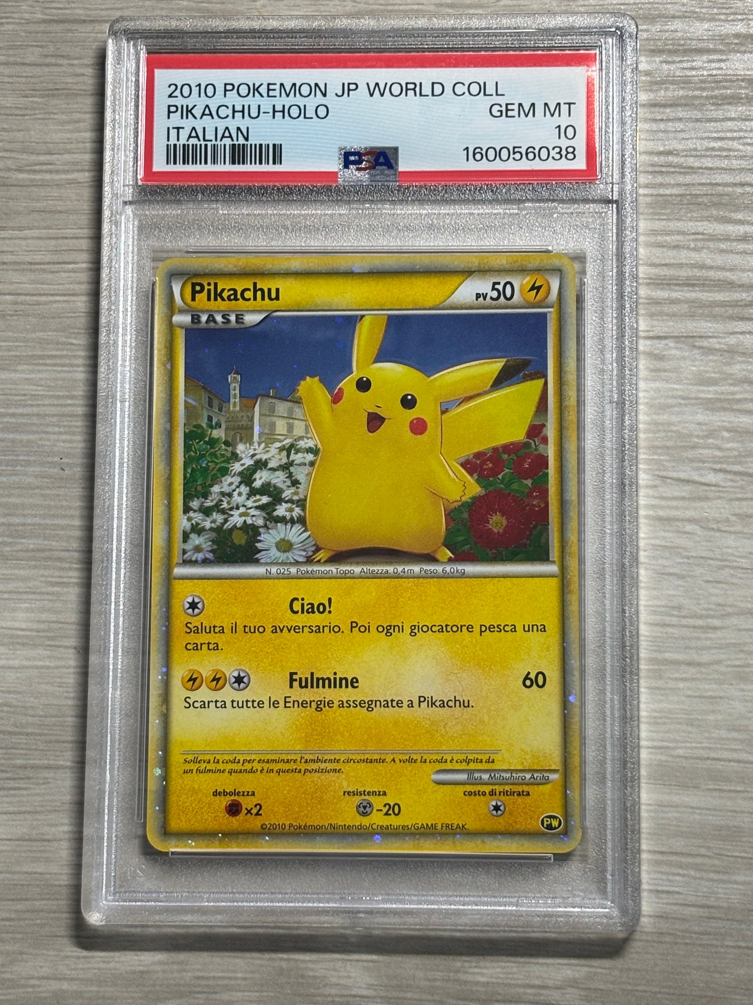 ピカチュウ イタリア [PW](ポケモンカード LEGEND「ピカチュウ ワールド」)