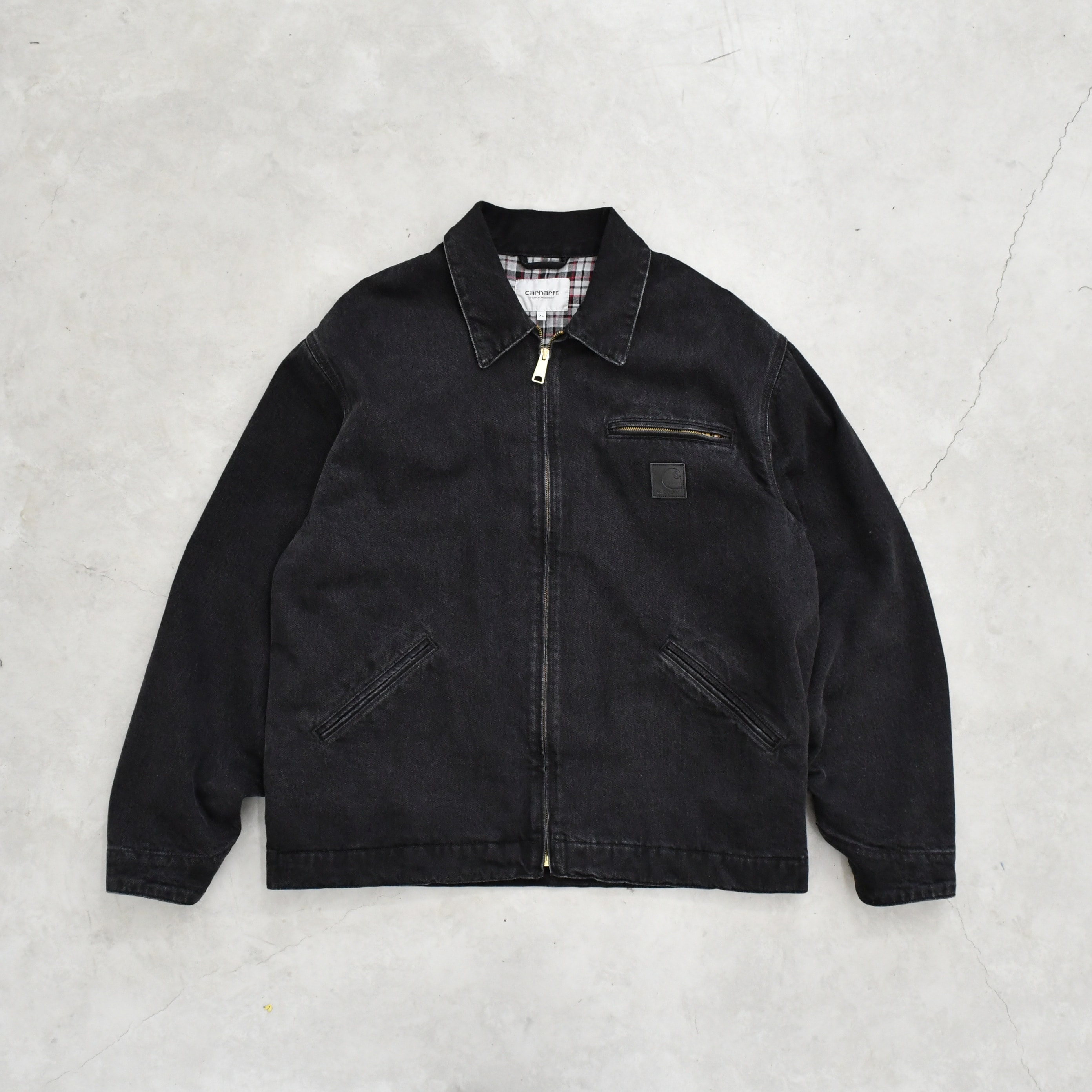 Carhartt Wip Rider Jacket "Black(Stone Washed)"