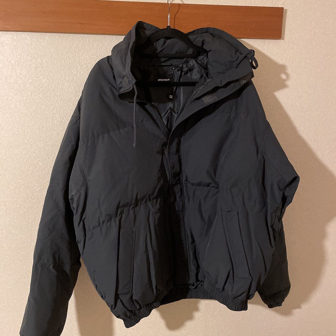 FEAR OF GOD ESSENTIALS Puffer Jacket "Black/Stretch Limo"