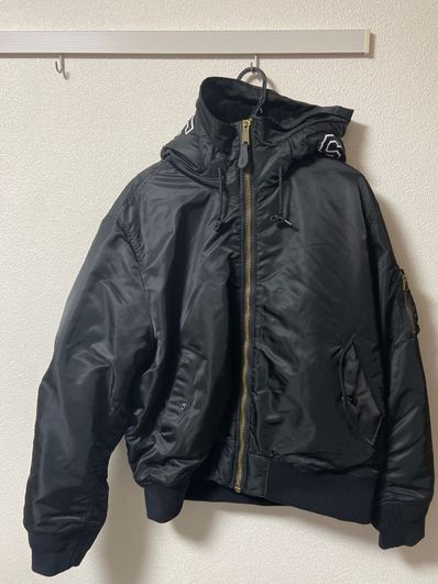 Supreme Hooded MA-1 "Black"