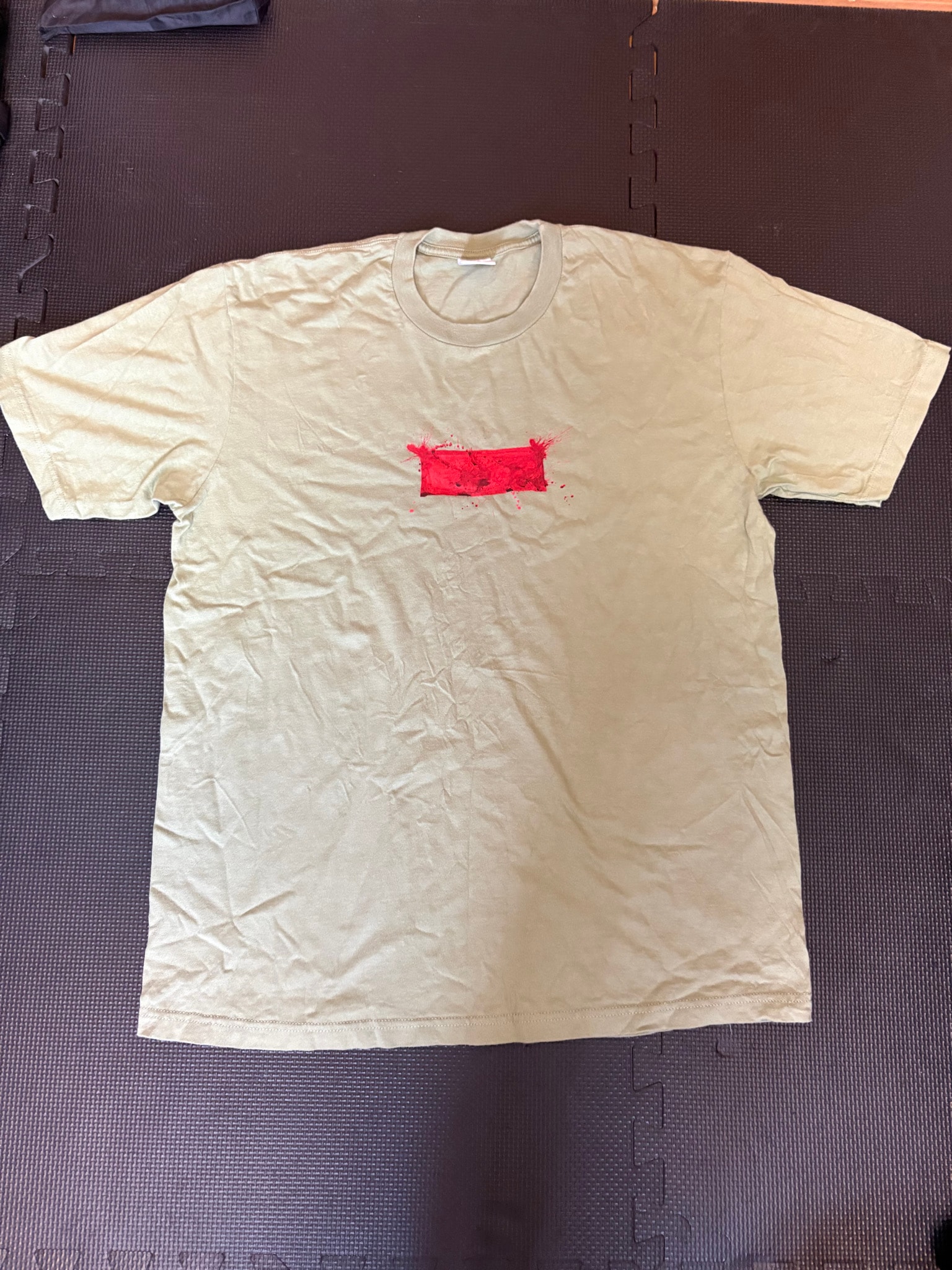 Supreme Ralph Steadman Box Logo Tee "Olive"
