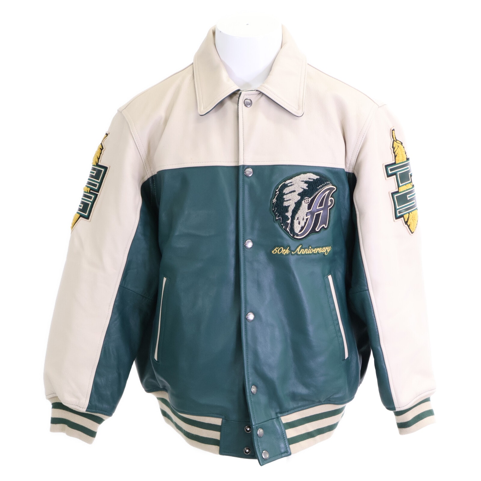 アヴィレックス xSTABRIDGE 25AW 783-6150004 CHIEF ROCKA バーシティジャケット M