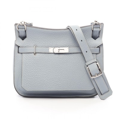 エルメス HERMES ジプシエール28 ショルダーバッグ バッグ レザー トリヨンクレマンス トリヨンクレマンス ブルーラン □Q刻印(2013年製造) レディース ブルー系 【中古】
