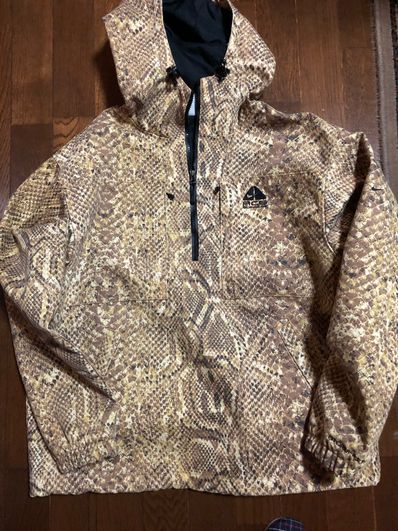 Supreme Nike ACG Denim Pullover "Gold Snakeskin"