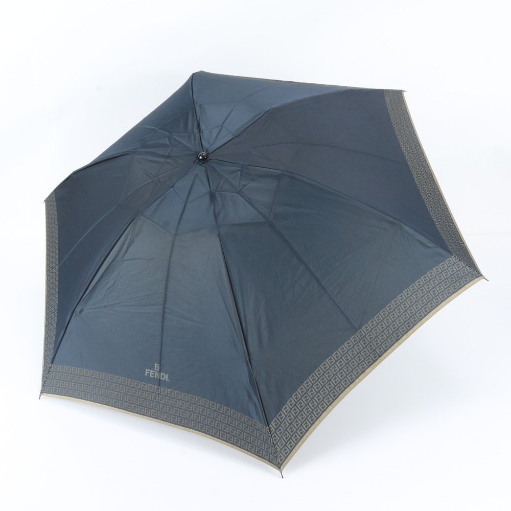 ■極美品 フェンディ FF 柄 折り畳み傘 雨傘 アンブレラ 雨具傘